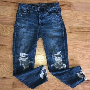 ☾Ripped American Eagle Jeans